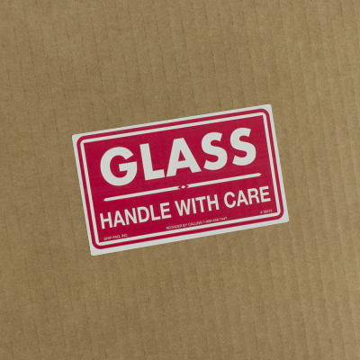 Glass Handle with Care Labels - Die Cut
 - 18013 - 3x5 Glass Handle With Care.png